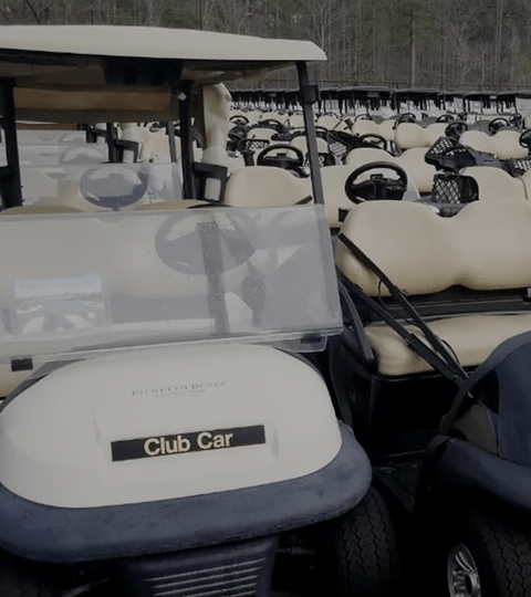 Visit to Club Car's cart park in the USA.